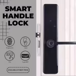 Smart Handle Lock – Fingerprint Card PIN Tuya App Digital Door Lock