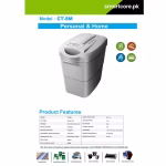 CT-8M Personal & Home Cross Cut Paper Shredder