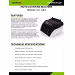CX-444 Note Counting Machine With Fake Note Detection