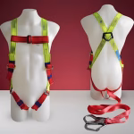 Full Body Safety Harness with Single Lanyard