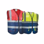 Reflective Safety Vest with Pockets