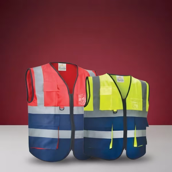 Reflective Safety Vest with Pockets