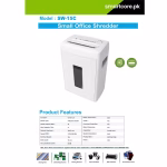 SW-15C Small Office Cross Cut Paper Shredder