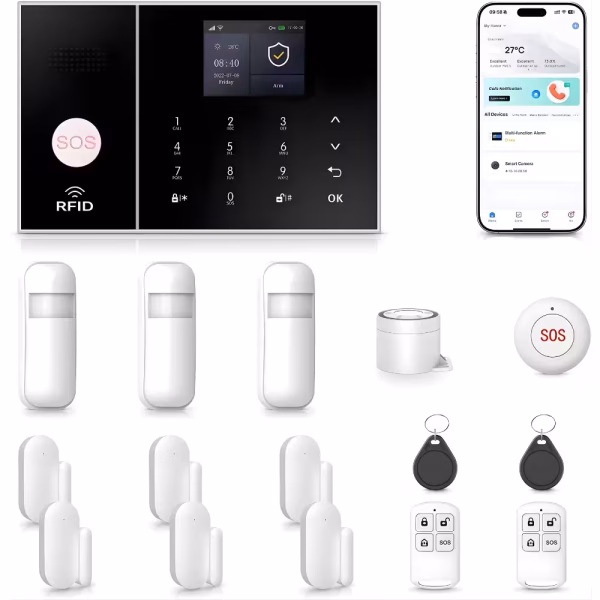 Smart Home Security Alarm System Kit