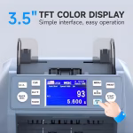 WRM-988 Single Pocket Note Counting Machine With Fake Note Detection