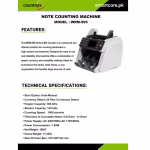 WRM-995 Single Pocket Note Counting Machine With Fake Note Detection