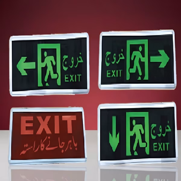 LED Emergency Exit Sign Board