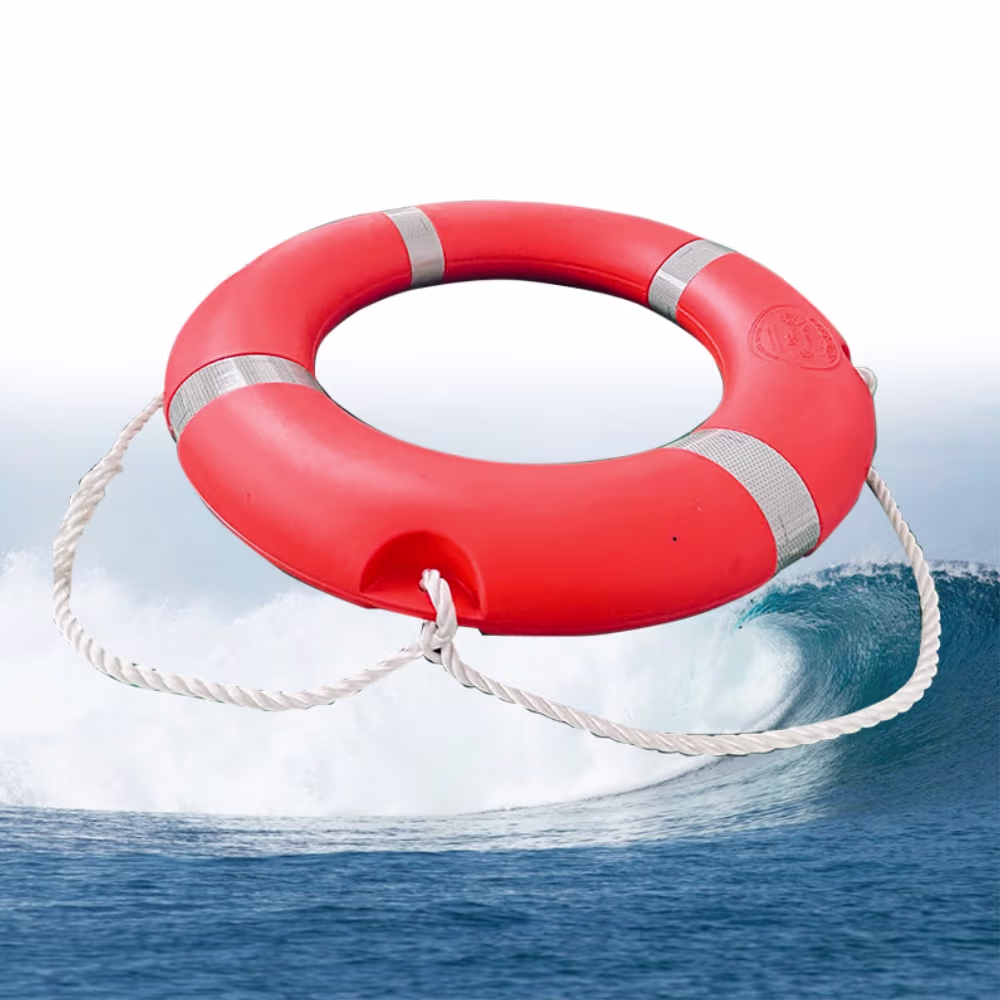 Marine Lifebuoy Ring with Rope (1) Marine Lifebuoy Ring with Rope
